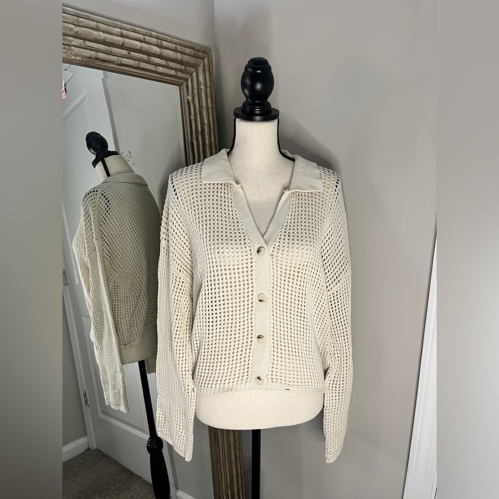 Sincerely Jules Women's Cream Knit Sweater